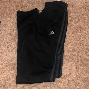 Adidas track pant- grey stripe